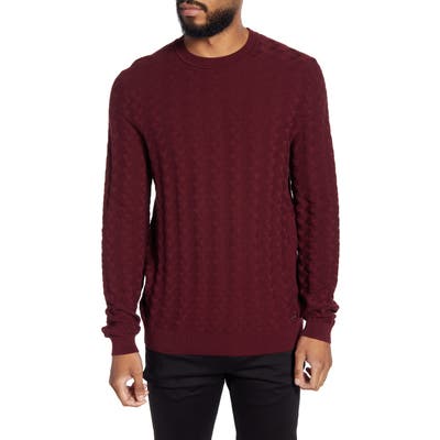 Hugo Satu Regular Fit Sweater, Burgundy