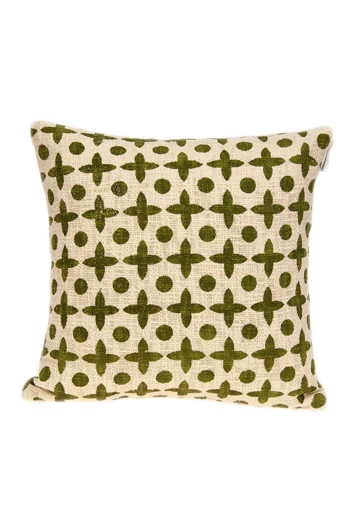 Parkland Collection Sitara Transitional Printed Pillow In Beige/khaki