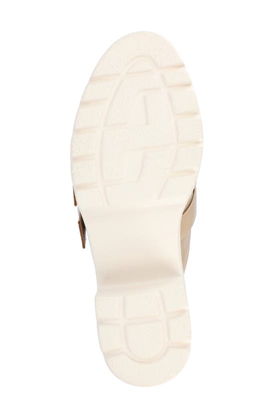 Shop Journee Collection Brydie Platform Mule In Tan