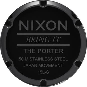 Nixon porter clearance leather 40mm