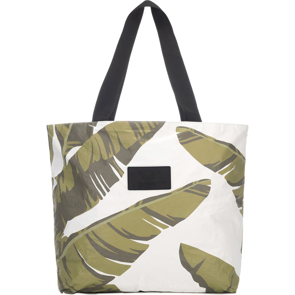 Aloha Collection Day Tripper Water Resistant Tyvek® Tote In Green