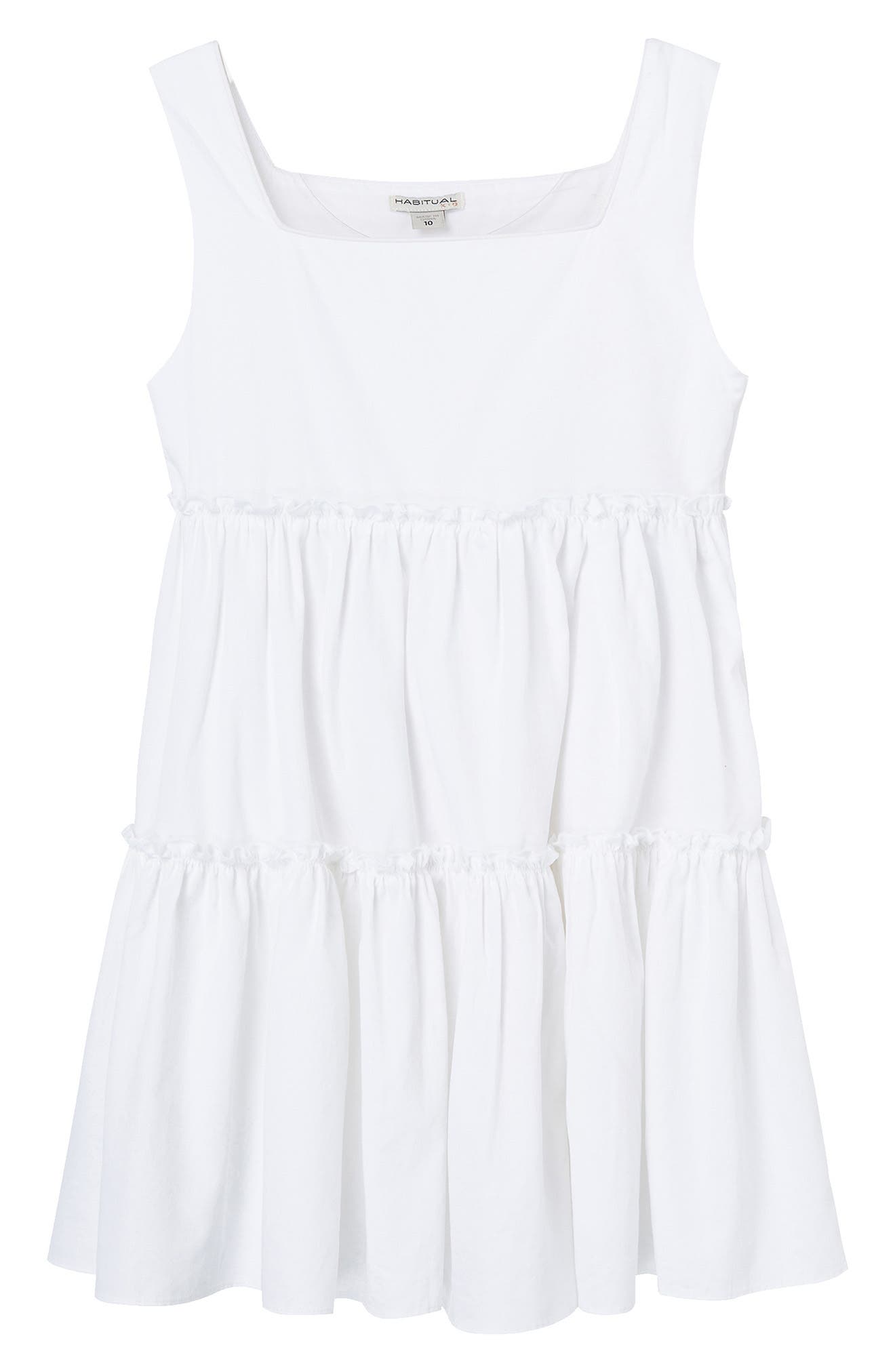 Habitual Kids' Tiered Cotton Tank Dress Nordstrom