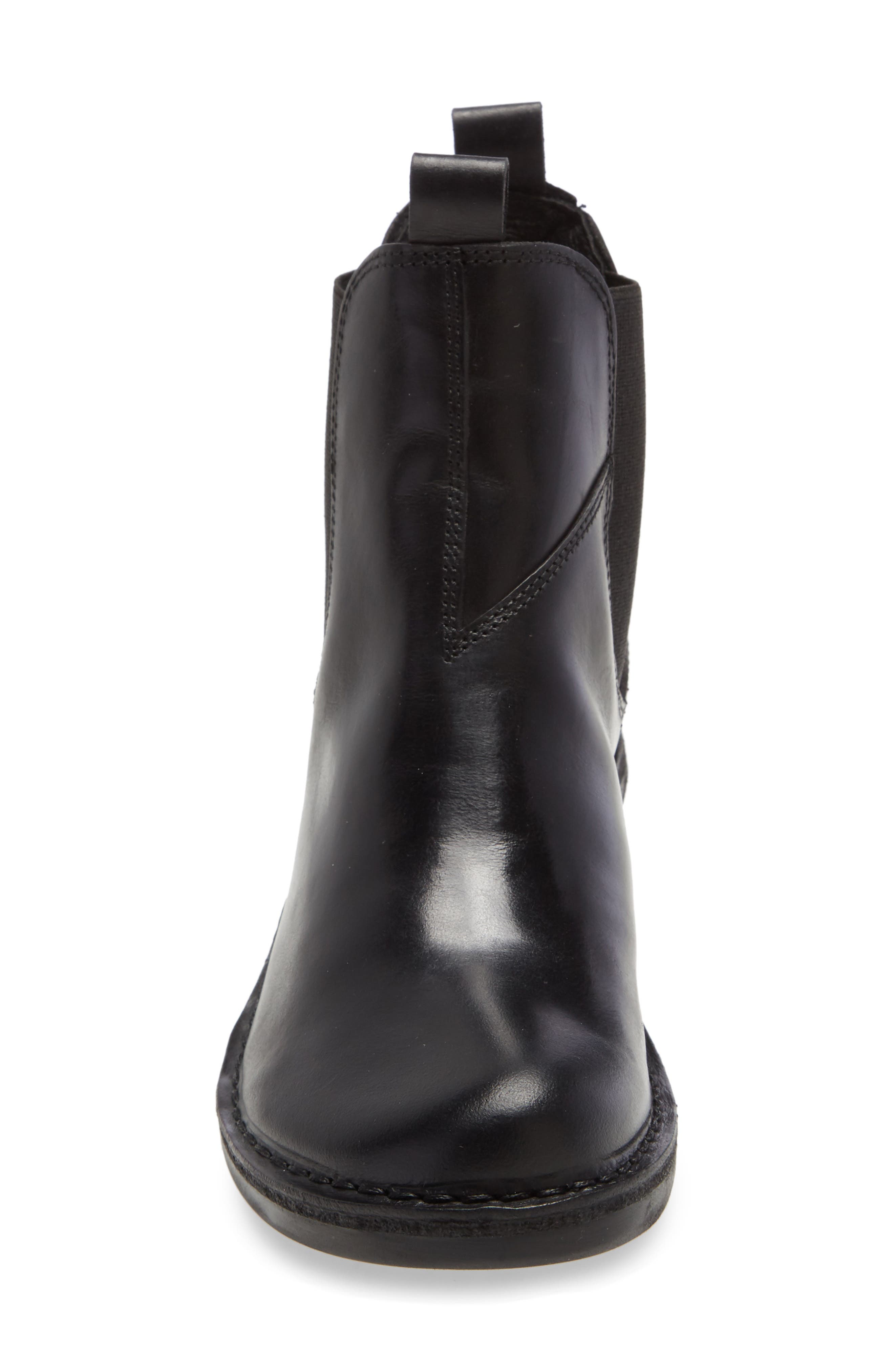 Fly London Meme Chelsea Boot in Black Leather