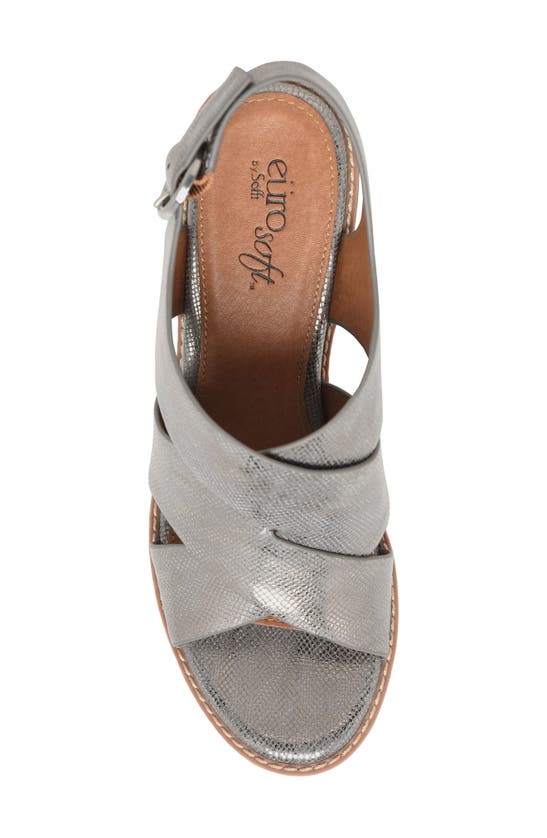 Eurosoft Terrie Block Heel Sandal In Pewter