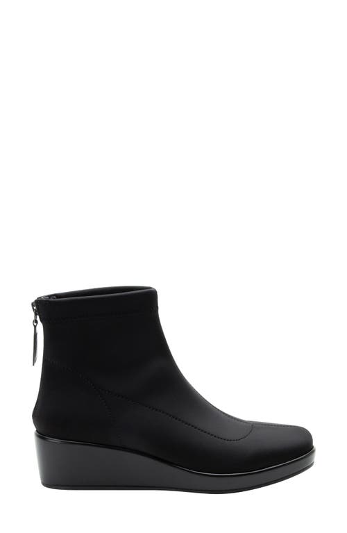 Alegria By Pg Lite Harmoni Platform Wedge Bootie In Black