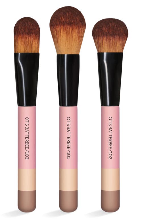 Face Makeup Brush Set in Pink