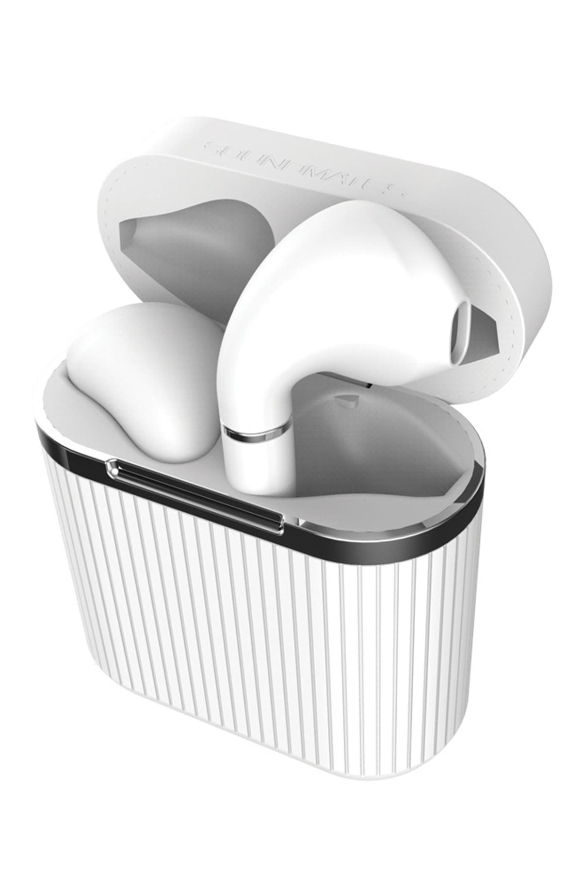 Tzumi Soundmates 5.0 Wireless Earbuds In White