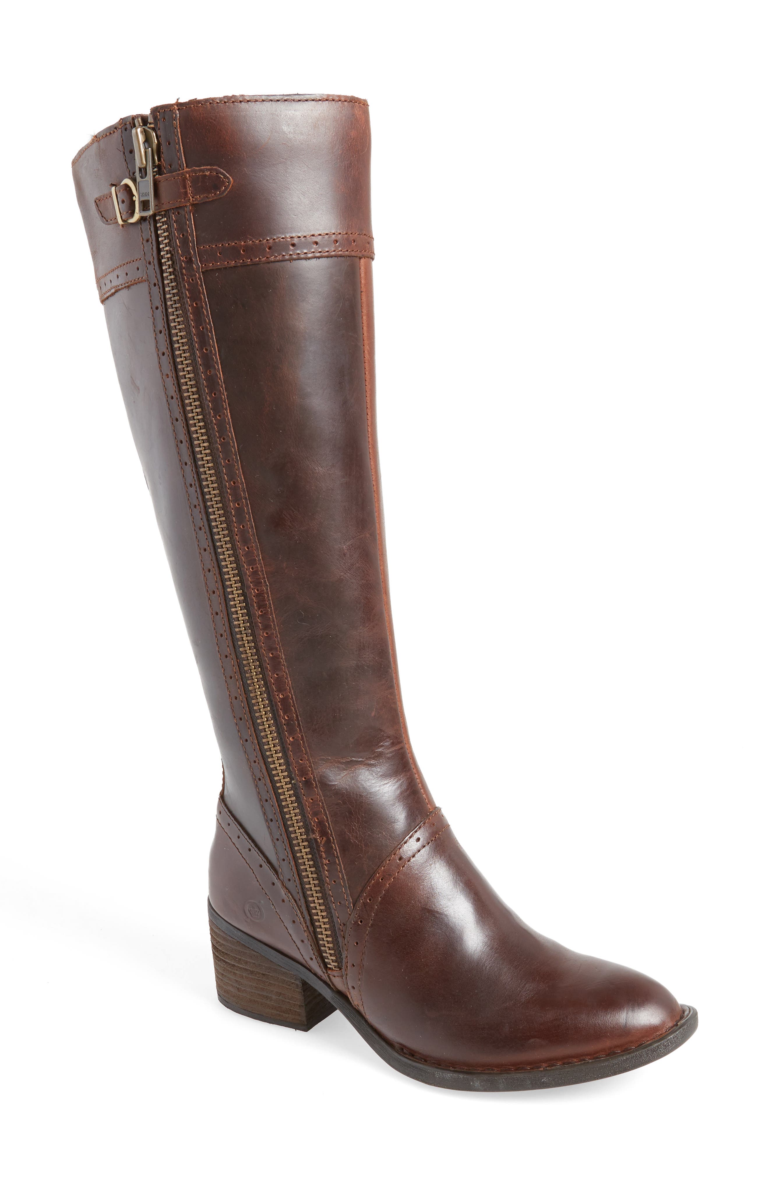 born poly wide calf boots