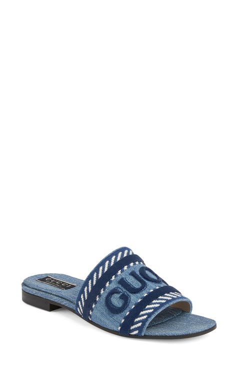 Blue Designer Sandals for Women