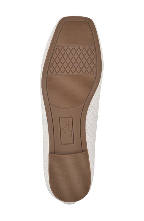 Cliffs By White Mountain Bessy Ballet Flat In Cream/smooth