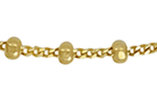 Bony Levy Mykonos 14k Gold Station Anklet In 14k Yellow Gold