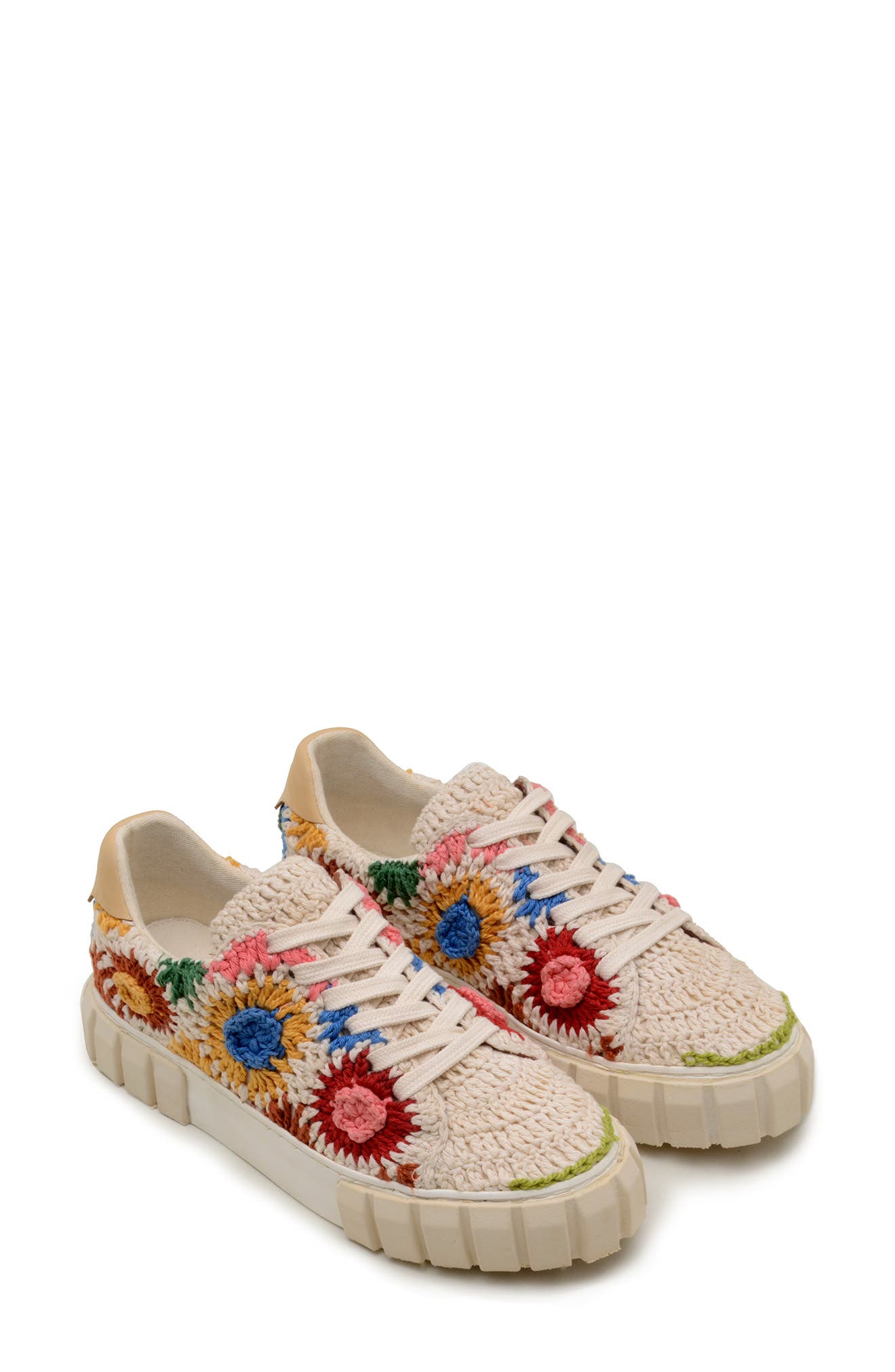 FARM Rio Sunset Crochet Platform Sneaker Nordstromrack