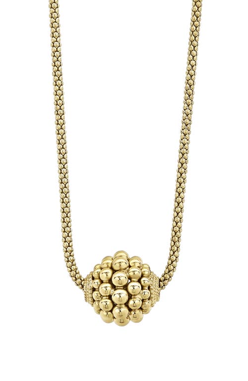 LAGOS Caviar Gold Ball Beaded Necklace at Nordstrom, Size 16 In