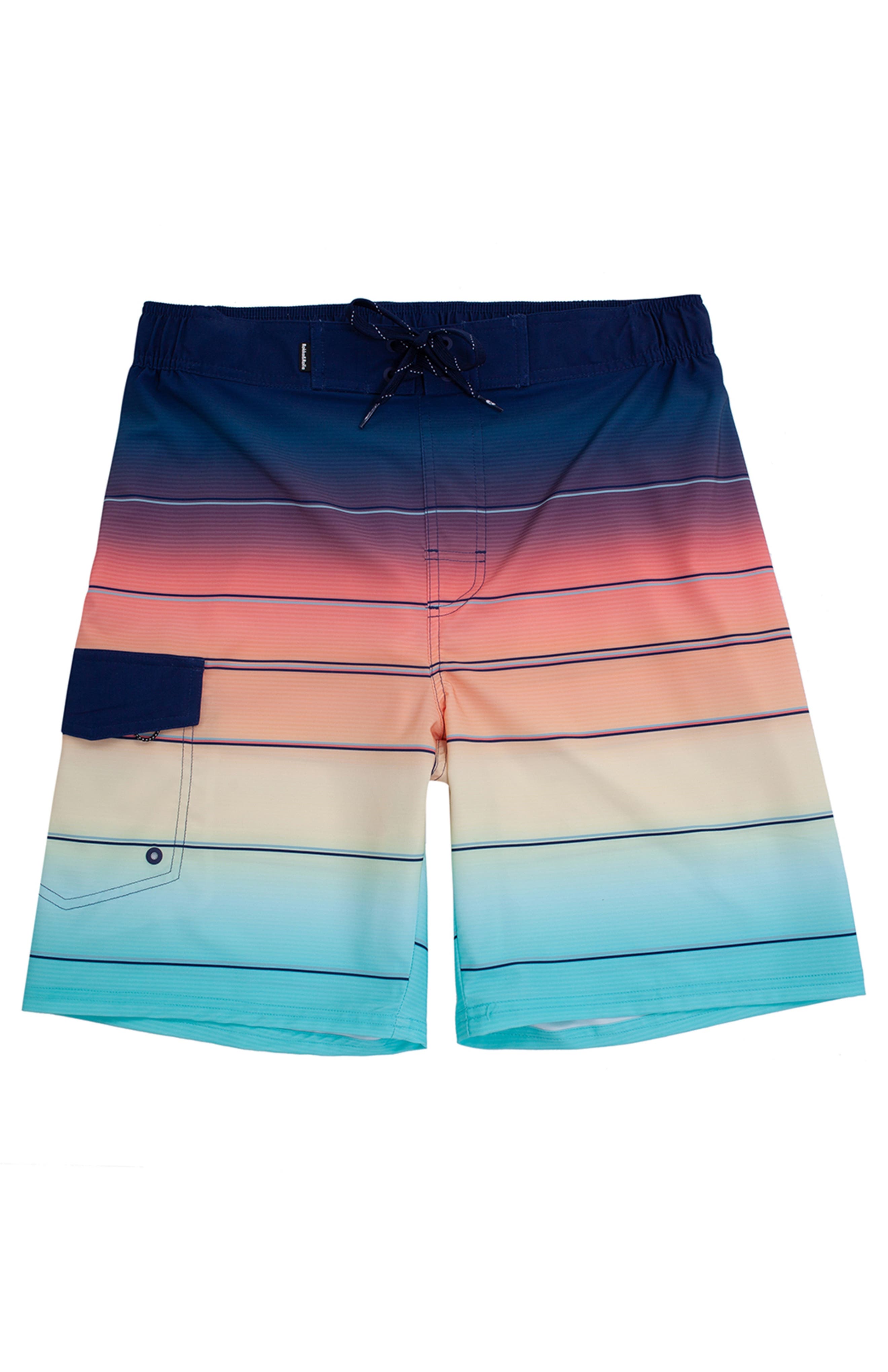 Rokka&Rolla Quick-Dry Swim Trunks with Elastic Waist in Summer Paradise Cover