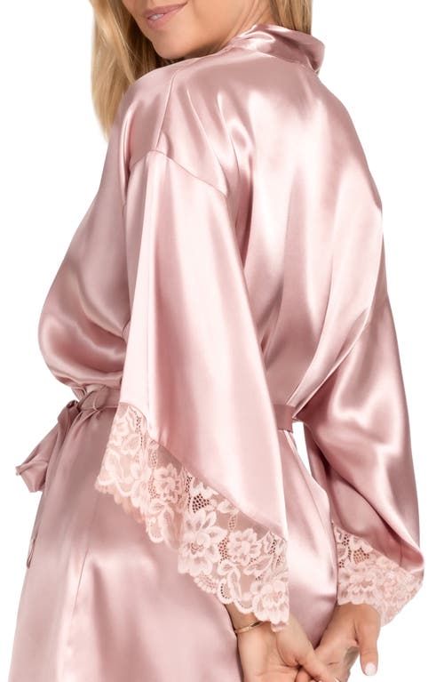 In Bloom By Jonquil La Belle Short Robe In Rose Gold