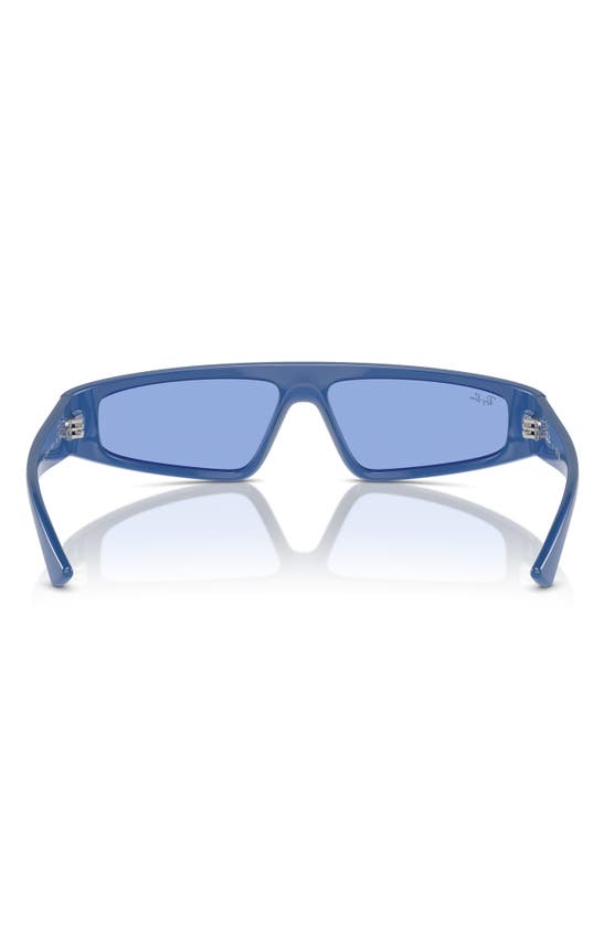 Shop Ray Ban Ray-ban Izaz 59mm Wraparound Sunglasses In Blue