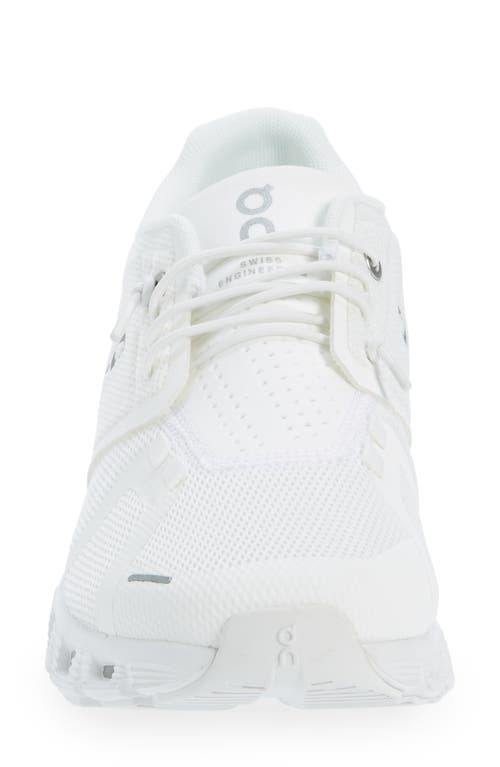 Shop On Cloud 5 Running Shoe In Undyed White/white