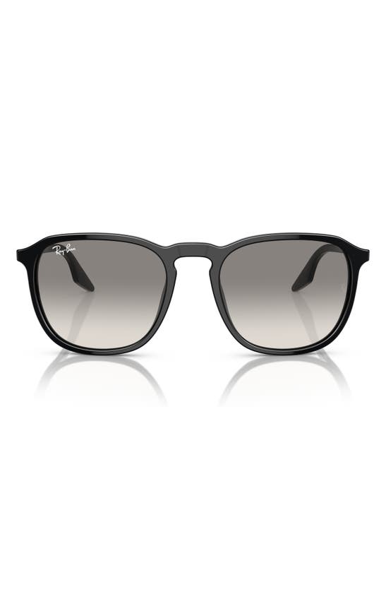 Ray Ban Ray-ban 55mm Gradient Square Sunglasses In Black