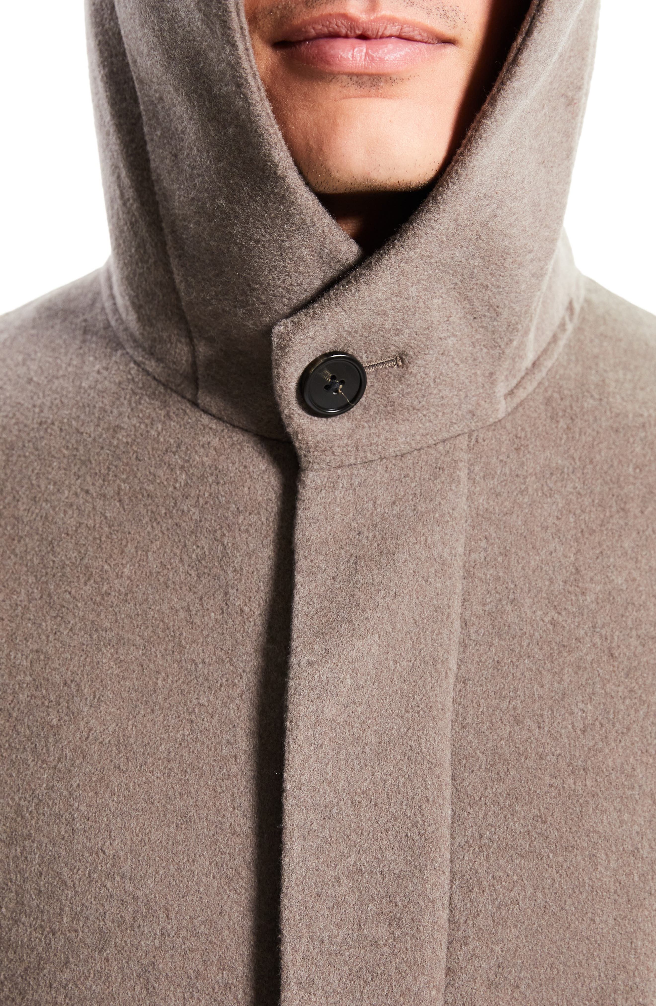 theory hooded coat