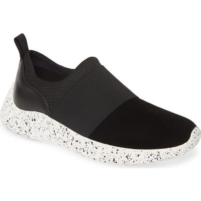 Johnston & Murphy Kelly Slip-On Sneaker, Black