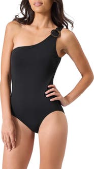 Tommy Bahama Pearl One-Shoulder One-Piece Swimsuit