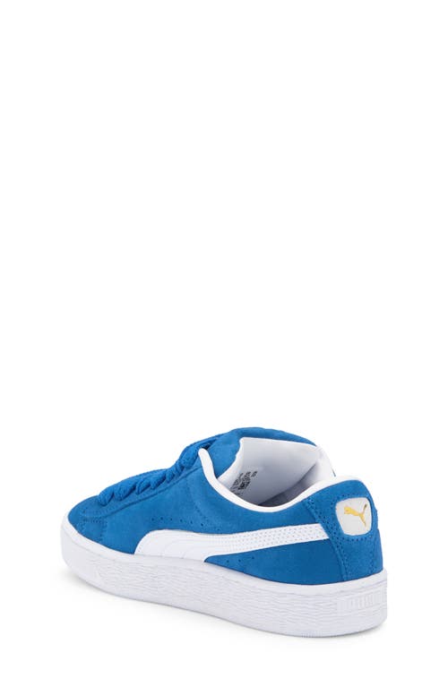 Shop Puma Kids' Suede Xl Sneaker In  Team Royal- White