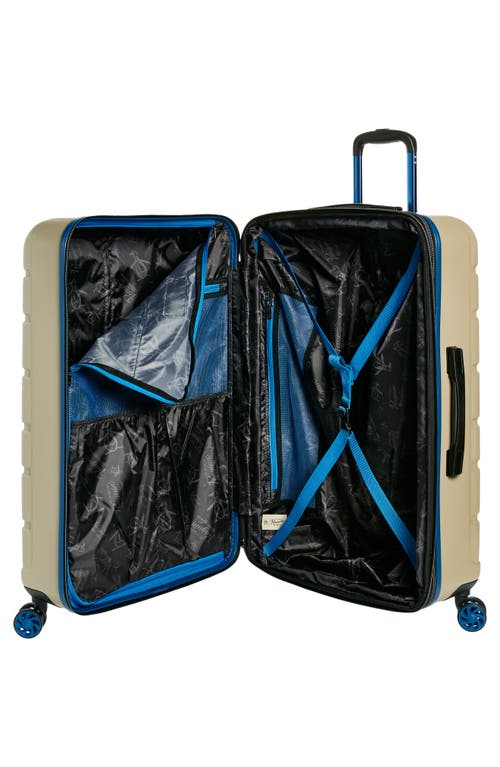 Shop Original Penguin Crimson 29" Hardside Spinner Suitcase In Travertine/blue