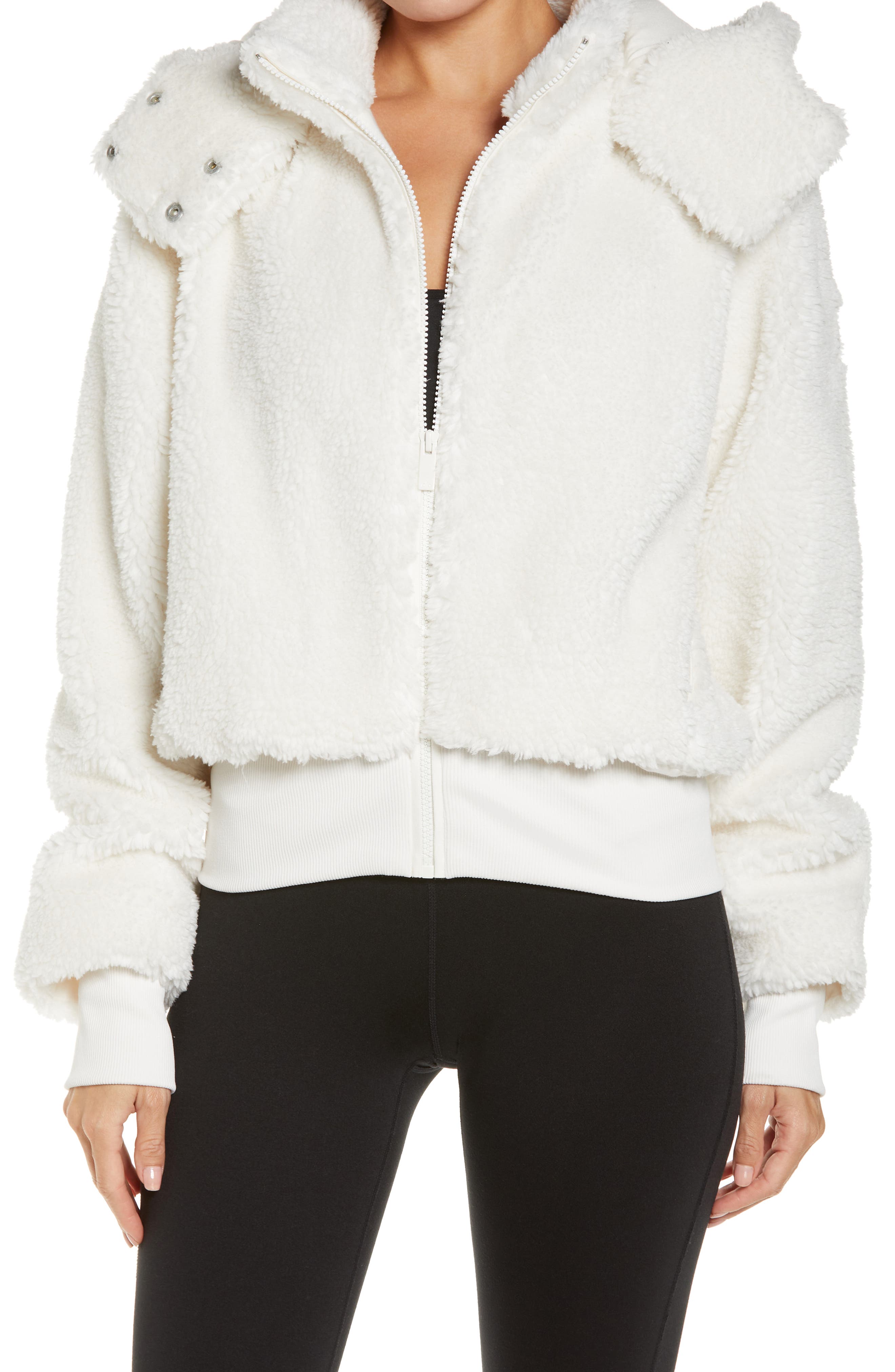 sherpa jacket women's nordstrom rack