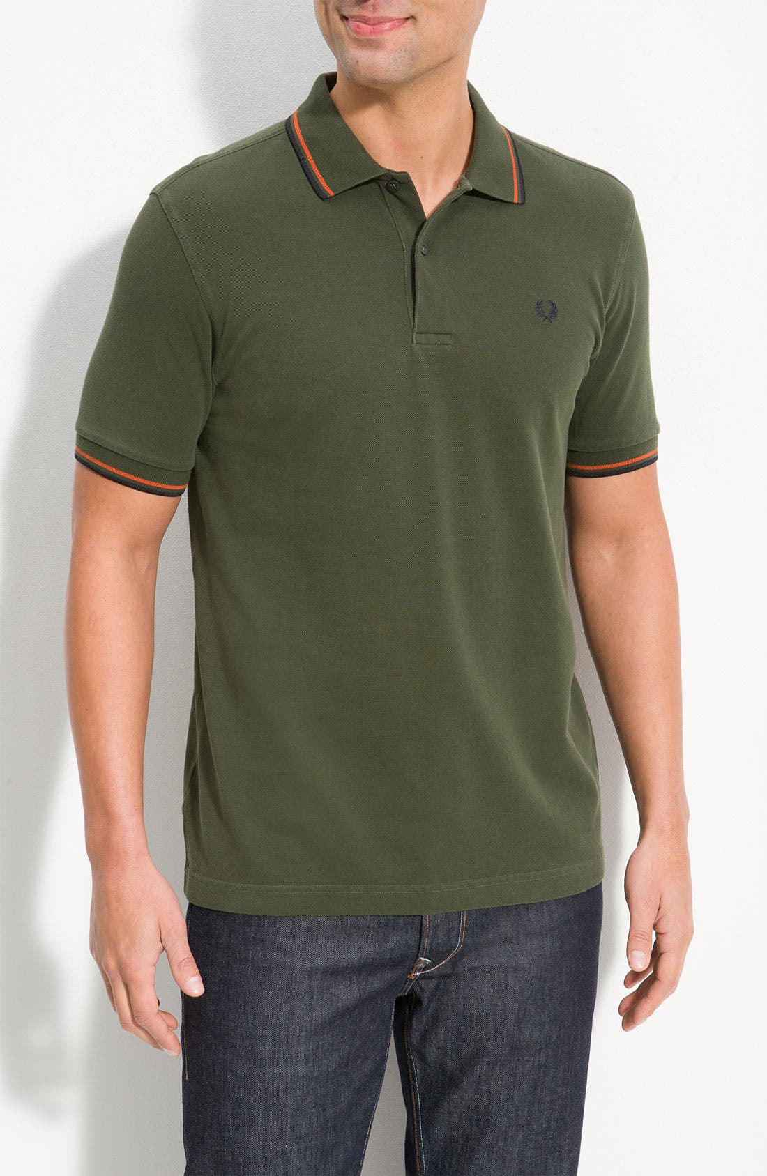 Fred Perry Trim Fit Twin Tipped Polo Nordstrom