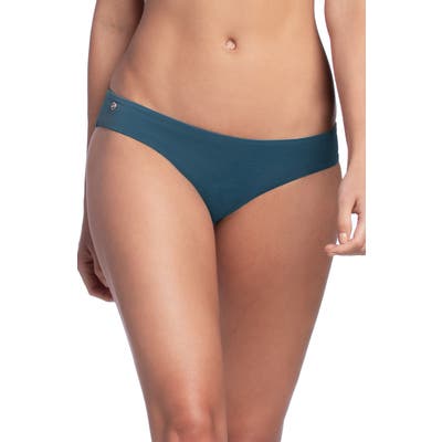 Maaji Sublime Signature Cut Reversible Bikini Bottoms, Blue/green