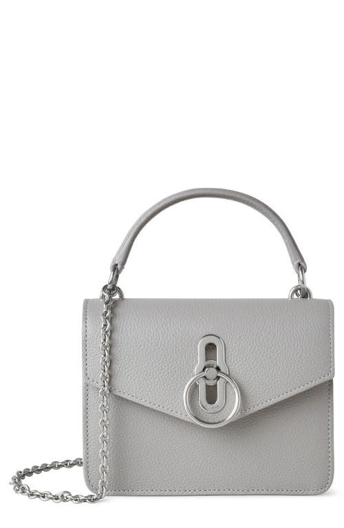 Mulberry Small Amberley Leather Crossbody Bag in Pale Grey at Nordstrom
