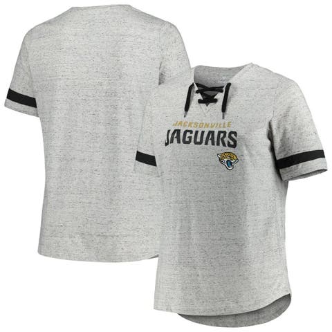 Jacksonville Jaguars New Era Girls Youth Reverse Sequin V-Neck T