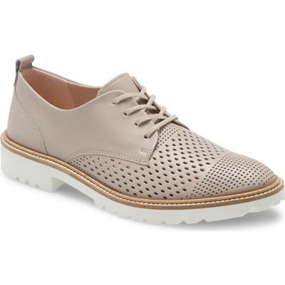 Ecco Incise Perforated Derby, Grey