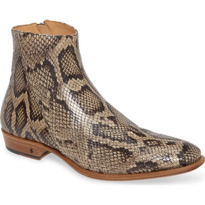 John Varvatos Star Usa Lewis Zip Boot, Beige