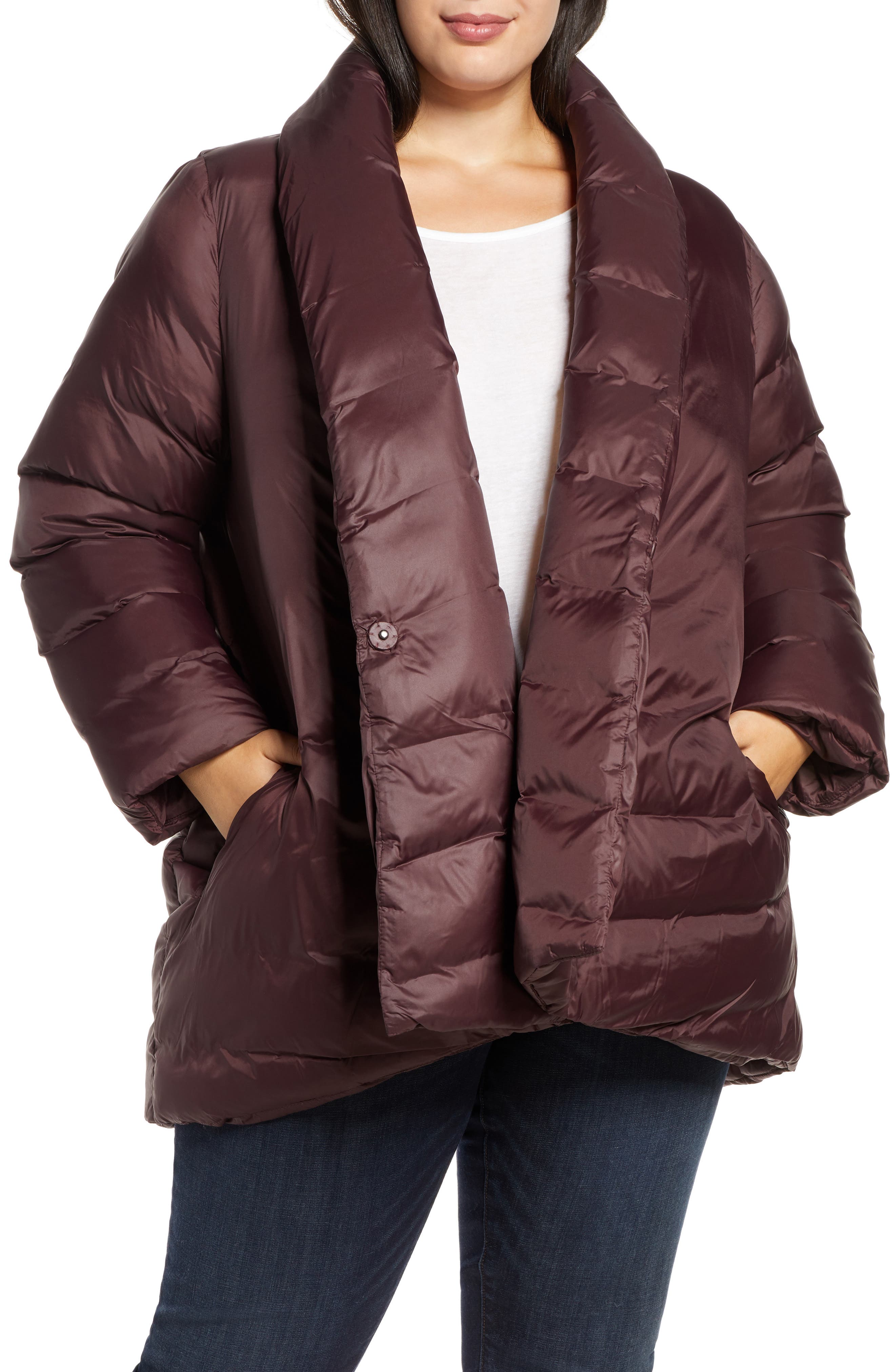 eileen fisher down jackets