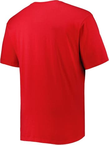 PROFILE Men's Red Atlanta Hawks Big & Tall Heart & Soul T-Shirt