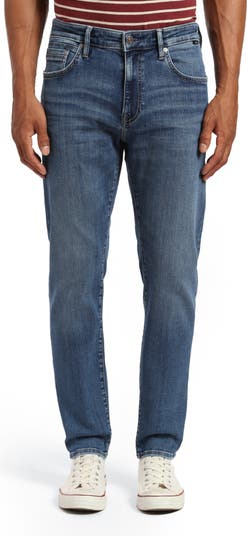 Mavi Men's Steve Athletic Fit Jeans In Ocean Reef Organic Vintage