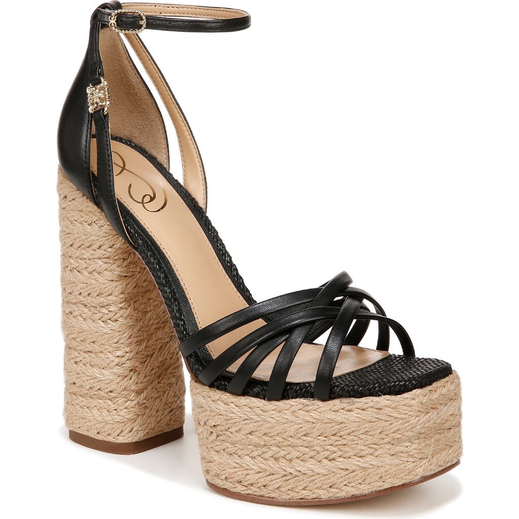 SAM EDELMAN SAM EDELMAN KADE ANKLE STRAP ESPADRILLE PLATFORM SANDAL