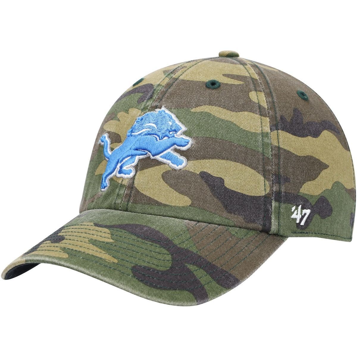 47 Camo Detroit Lions Woodland Clean 