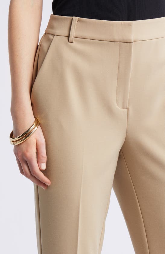 Nordstrom Bootcut Trousers In Tan Travertine