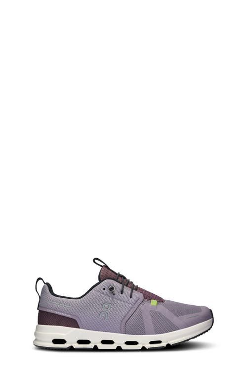 Shop On Kids' Cloud Sky Running Sneaker In Zinc/grape