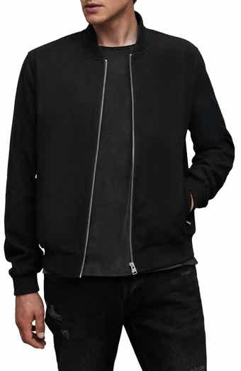 Theory City Foundation Tech Water Resistant Twill Bomber Jacket