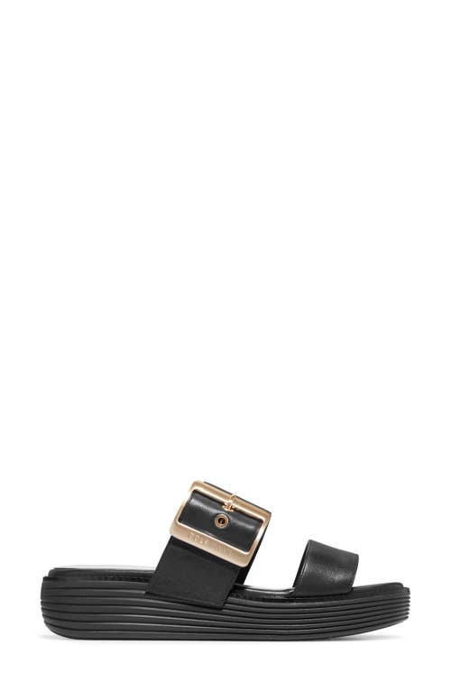 Shop Cole Haan Original Grand Platform Sandal In Black/black