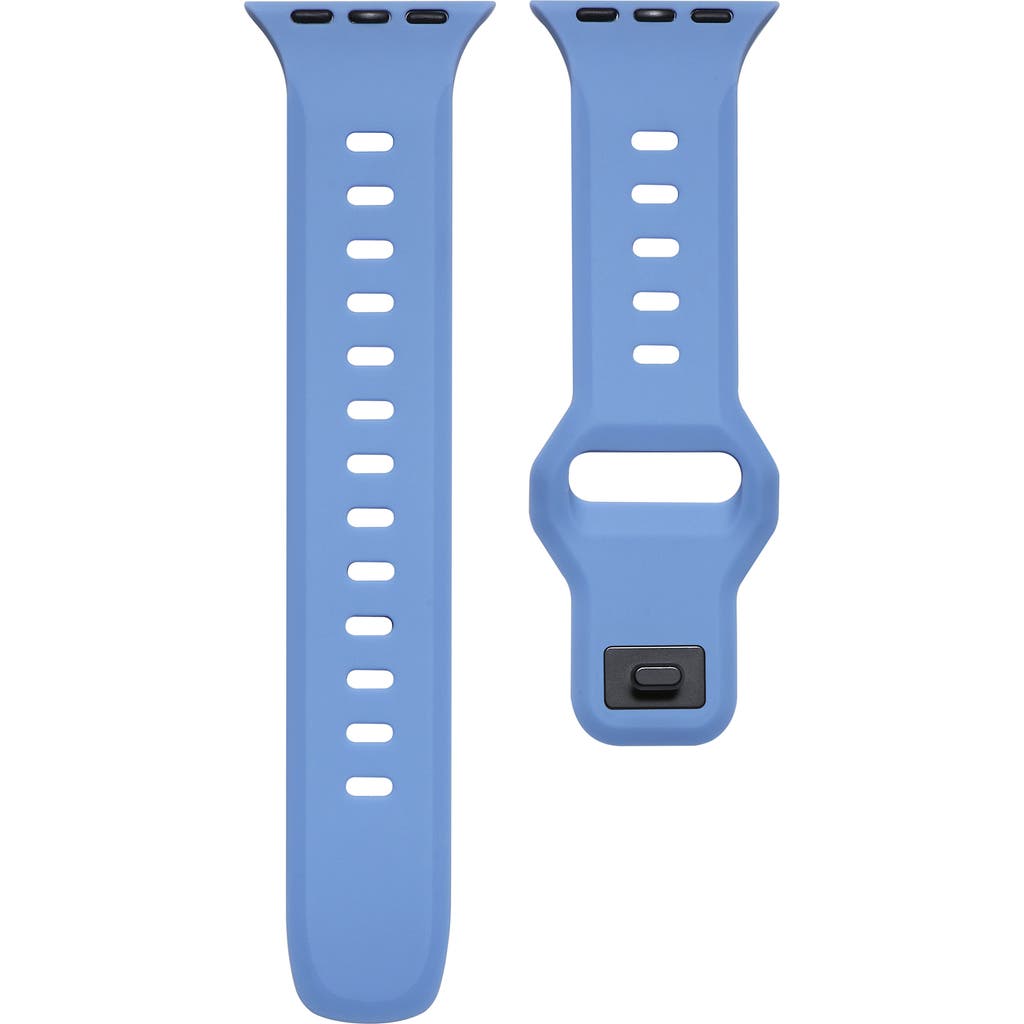 The Posh Tech Premium Silicone Apple Watch® Watchband In Blue