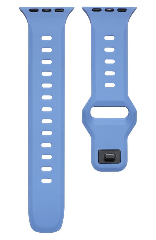 The Posh Tech Premium Silicone Apple Watch® Watchband In Blue