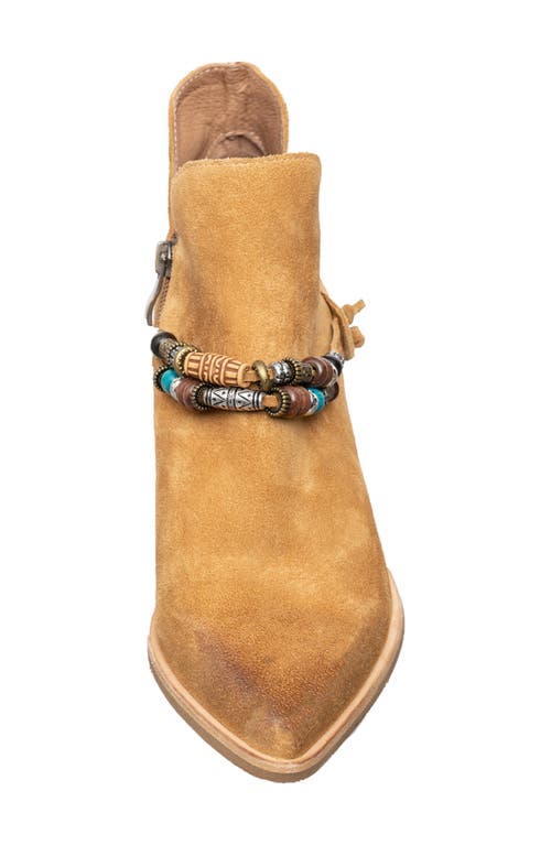 Antelope Odessa Pointed Toe Bootie In Taupe