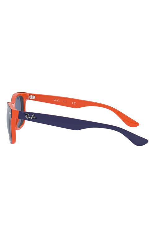 Ray Ban Ray-ban Junior 47mm Wayfarer Sunglasses In Blue/orange/blue