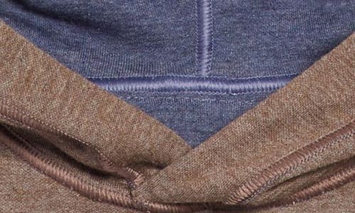 Johnston & Murphy Kids' Solid Reversible Hoodie In Navy/brown
