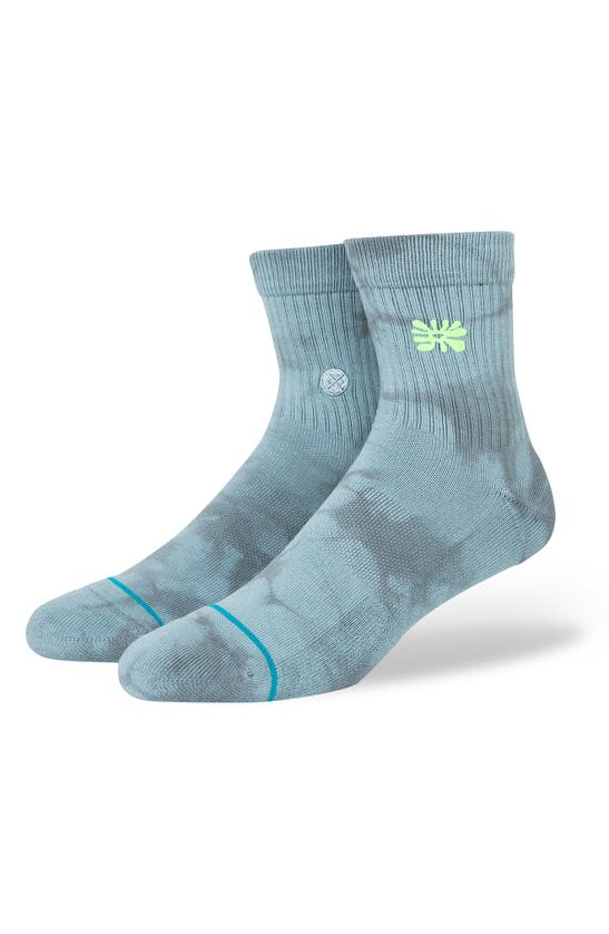 STANCE TRIPTIDES TIE DYE QUARTER SOCKS 
