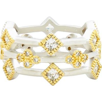 Freida Rothman Fleur Bloom Set Of 3 Stacking Rings